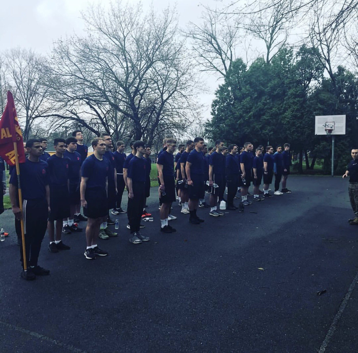 RSS Allentown Preforms Drill With SSGT Smedley