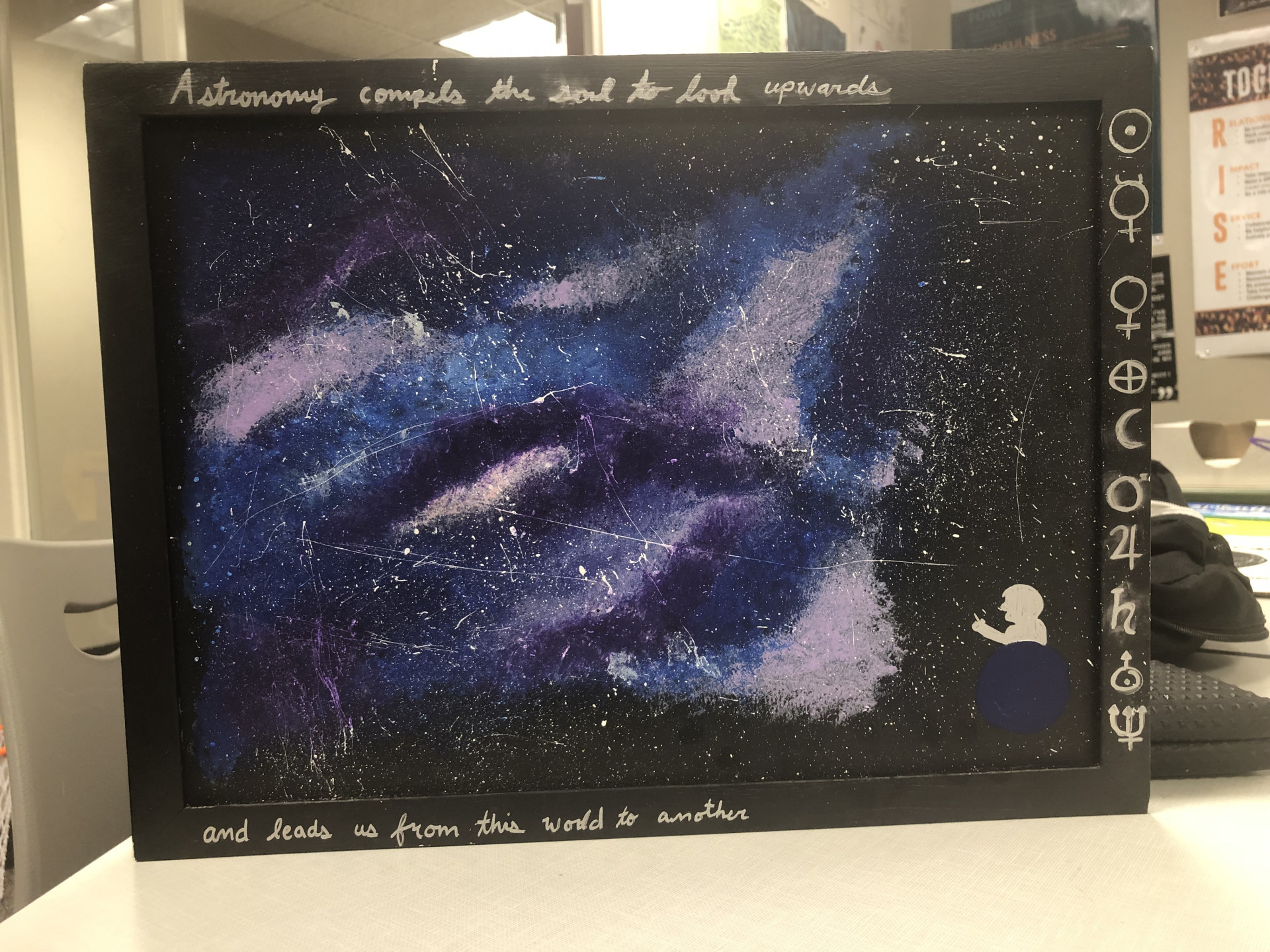 'Stardust' Galaxy Painting