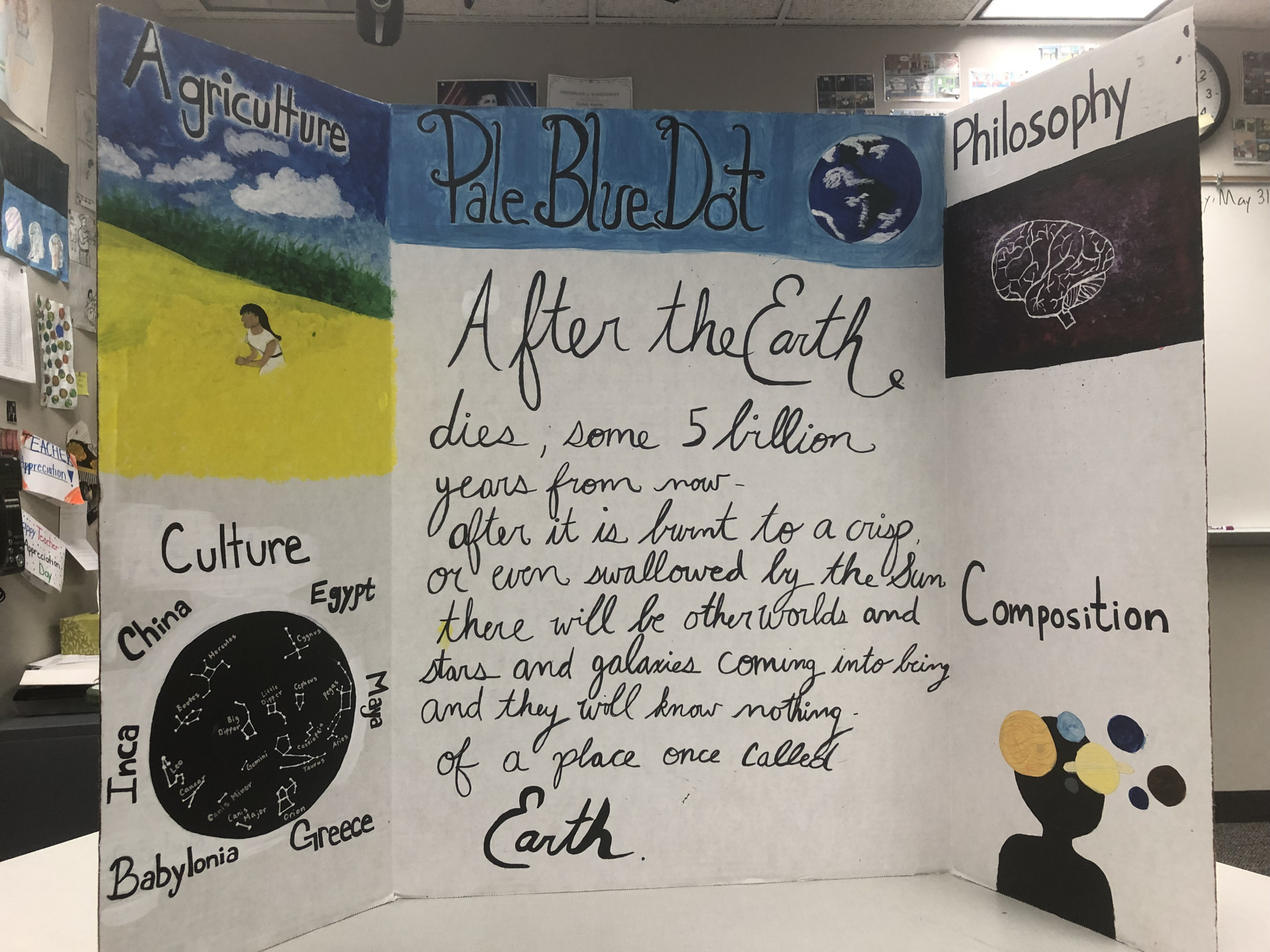 'Pale Blue Dot' Posterboard