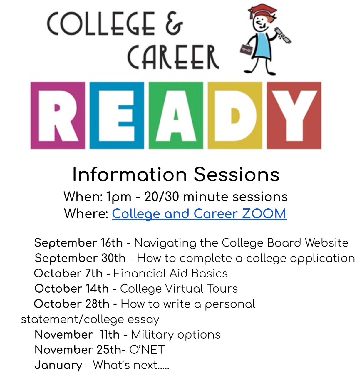 college and career flyer